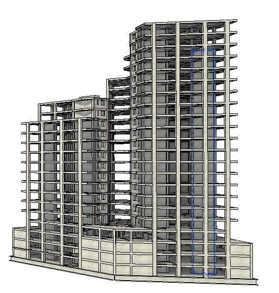 կոնստրուկցիա հարկ բազմաբնակարան
